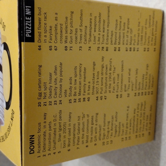 Philosophers Guide crossword puzzle mug. - Picture 6 of 10